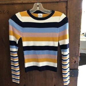 Funky striped sweater